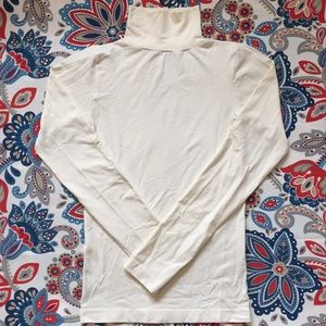 Spandex turtleneck | Ivory